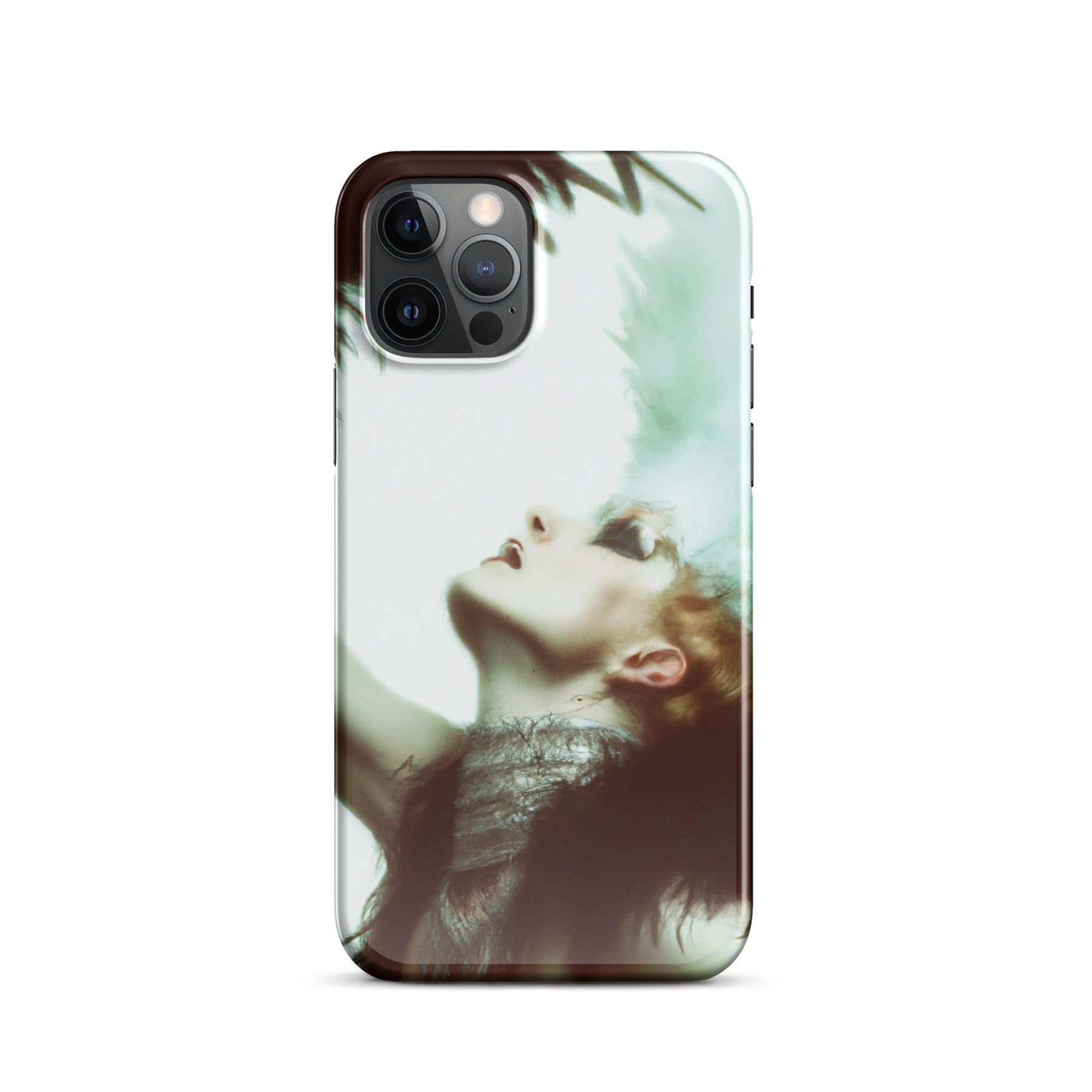 iPhone case with a Follies Bergere dancer with lots of plumage